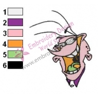 Ed Edd n Eddy Face Embroidery Design